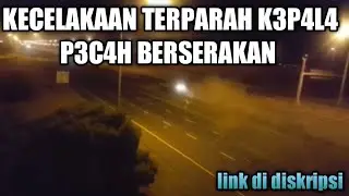 VIRAL DI TIKTOK KECELAKAAN TERPARAH K3P414 H4NC0R