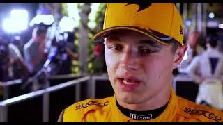 Lando Norris Post Qualifying interview Saudi Arabia Grand Prix #f1 #landonorris