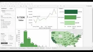 Adding filters to the dashboard in Tableau