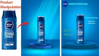 Creating a Clean Nivea Men Shampoo Product Design in Photoshop