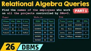 Relational Algebra Queries (Part 1)