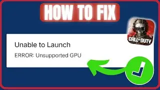 Fix Call of Duty Warzone Mobile Unable To Launch Error | COD Warzone Mobile Unsupported Gpu Error