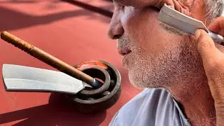 How Rusted Bearing are Turned into Sharp Razor ! Come And See this Amazing Trick