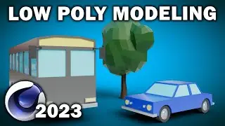 Cinema 4d 2023: Low Poly Modeling