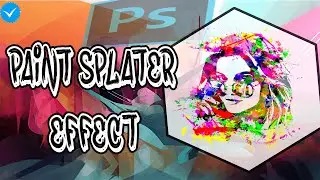 Photoshop Tutorial - How To Create Paint Splater effect ✅