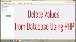 How to delete values from database in PHP