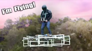 I’M FLYING!! - Human Flying Drone, The Final Part! (DIY Green Goblin / Iron Man Hoverboard)