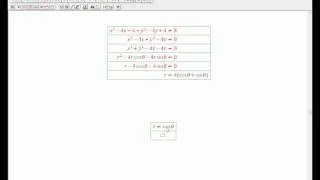 Polar and Cartesian equations: converting