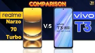 realme Narzo 70 Turbo vs Vivo T3 : Which Phone is Best❓🤔