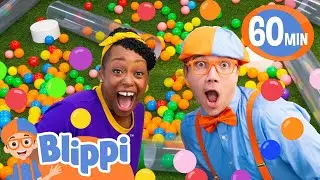 Ball Pit Color Game - Blippi's Playdate | Educational Videos for Kids