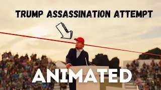 Trump Assassination Attempt Illustrated in 3D