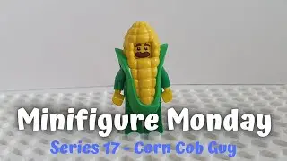 Minifigure Monday - Series 17 - Corn Cob Guy - Lego Collectible Minifigure Review