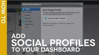 #HootTip - Adding Social Profiles to your Hootsuite Dashboard