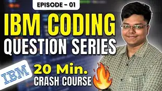 Crack the IBM Coding Round in Just 20 Mins! 🚀 |  Coding Series🔥