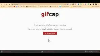 Create animated GIFs from a screen recording using Gifcap.dev