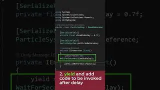 You can use 𝗦𝘁𝗮𝗿𝘁() method 𝗮𝘀 𝗰𝗼𝗿𝗼𝘂𝘁𝗶𝗻𝗲 to delay code invocation #shorts