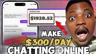 Get Paid $300 Daily To Chat Online with People All Over The World (Make Money Online)