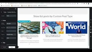 Show all posts - Custom Post Type with UX Builder