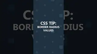 What you need to know about CSS BORDER RADIUS #short #css for beginners