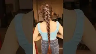 make French Braid easy hairstyle #shorts #youtubeshorts #braids #hairstyle #hairtutorial