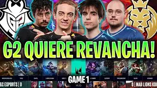 G2 BUSCA LA REVANCHA CONTRA MAD KOI! *BRUTAL* | G2 vs MDK Game 1 LEC SEASON FINALS 2024 ESPAÑOL LVP