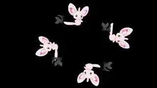 pokemon hologram video in 4 face view for holographic pyramid