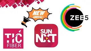 ( ZEE5 , SUN NXT ) Now Available in TIC FIBER Internet  OTT Apps #ti