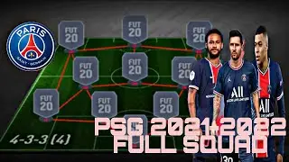 570M+ PSG FULL SQUAD 2021-2022 | FIFA MOBILE 21|