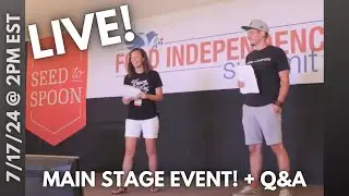 What Does it Mean to Be MORE THAN FARMERS? (Main Stage at Food Independence Summit) + GIVEAWAYS!