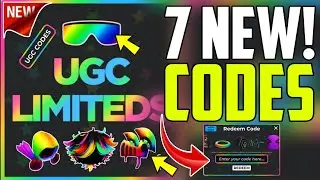 *NEW* ALL WORKING CODES FOR UGC LIMITED IN SEPTEMBER 2024! ROBLOX UGC LIMITED CODES