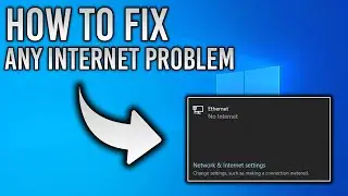 HOW TO FIX ANY INTERNET PROBLEM | WINDOWS 10 | 2021