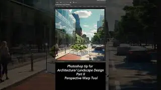 Photoshop tips for landscape architecture #landscapearchitecture #photoshoptutorial #architecture