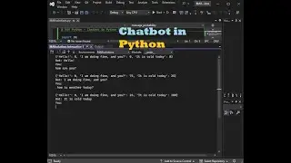 Chatbot in Python Basic  - How to Create Chatbot response in Python 