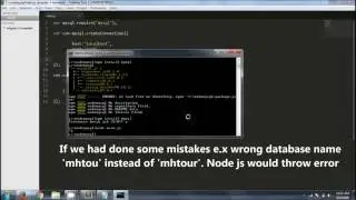 Insert data into Mysql using Node JS cmd