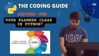 Tour Planner Class in Python ? | Classes And Objects | Python Tutorials For Beginners