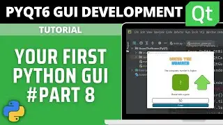 PyQt6 Tutorial - Making Your First GUI #08 - Adding User Message Text