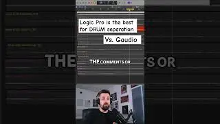 Logic Pro is the best drum separator | stem splitter comparison #logicpro #gaudio