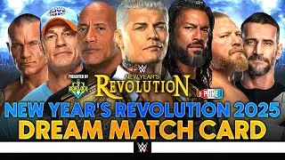 WWE New Year's Revolution 2025 - Dream Match Card