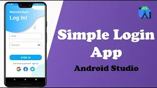 Simple login app | android studio 2023 | Easy One Coders