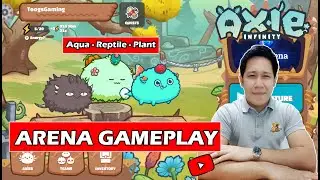 Axie Infinity Gameplay Strategy For Aqua - Reptile - Plant | Play To Earn Game