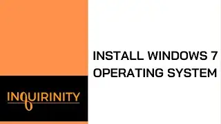 Install Windows 7 operating system