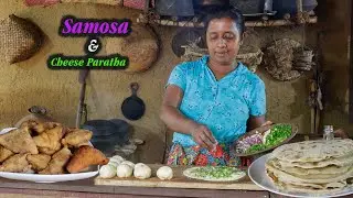 fish samosa recipe ! Fish  samosa, cheese flavored paratha is a good meal .village kitchen recipe