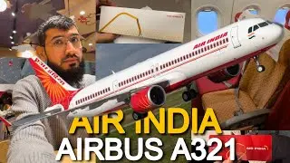 Experience Air India Airbus A321 Economy Class Full Flight Review + Rajiv Gandhi Intl. Airport