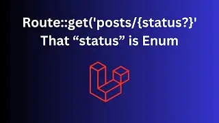 Laravel: Route ENUM Binding Example