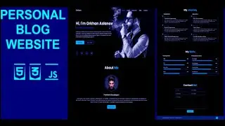 Building a Responsive Blog Website with HTML, CSS, and JavaScript - Step-by-Step Tutorial (Part3)