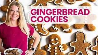 GINGERBREAD COOKIES | easy recipe with 30 mins chill time