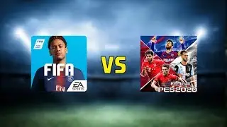 FIFA 20 Mobile vs PES Mobile 2020 (Gameplay)