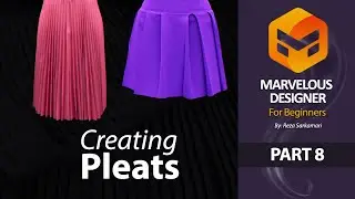 Marvelous Designer: Creating Pleats