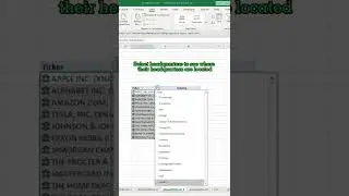 Excel Tip: Research stocks on Excel