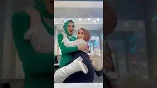 TÜRBANLILARDAN TWERK ŞOV  #türban #hijab #fantezi #temizlik